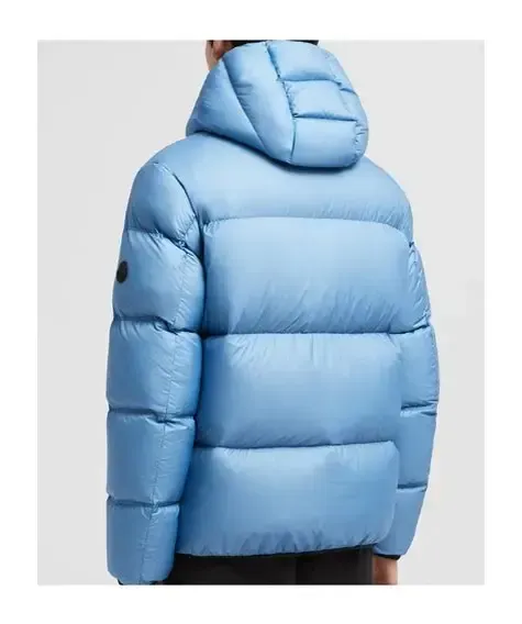 Light blue moncler jacket mens