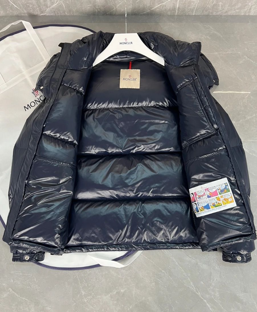 Montbeliard Down Jacket Blue. (NFC scan)