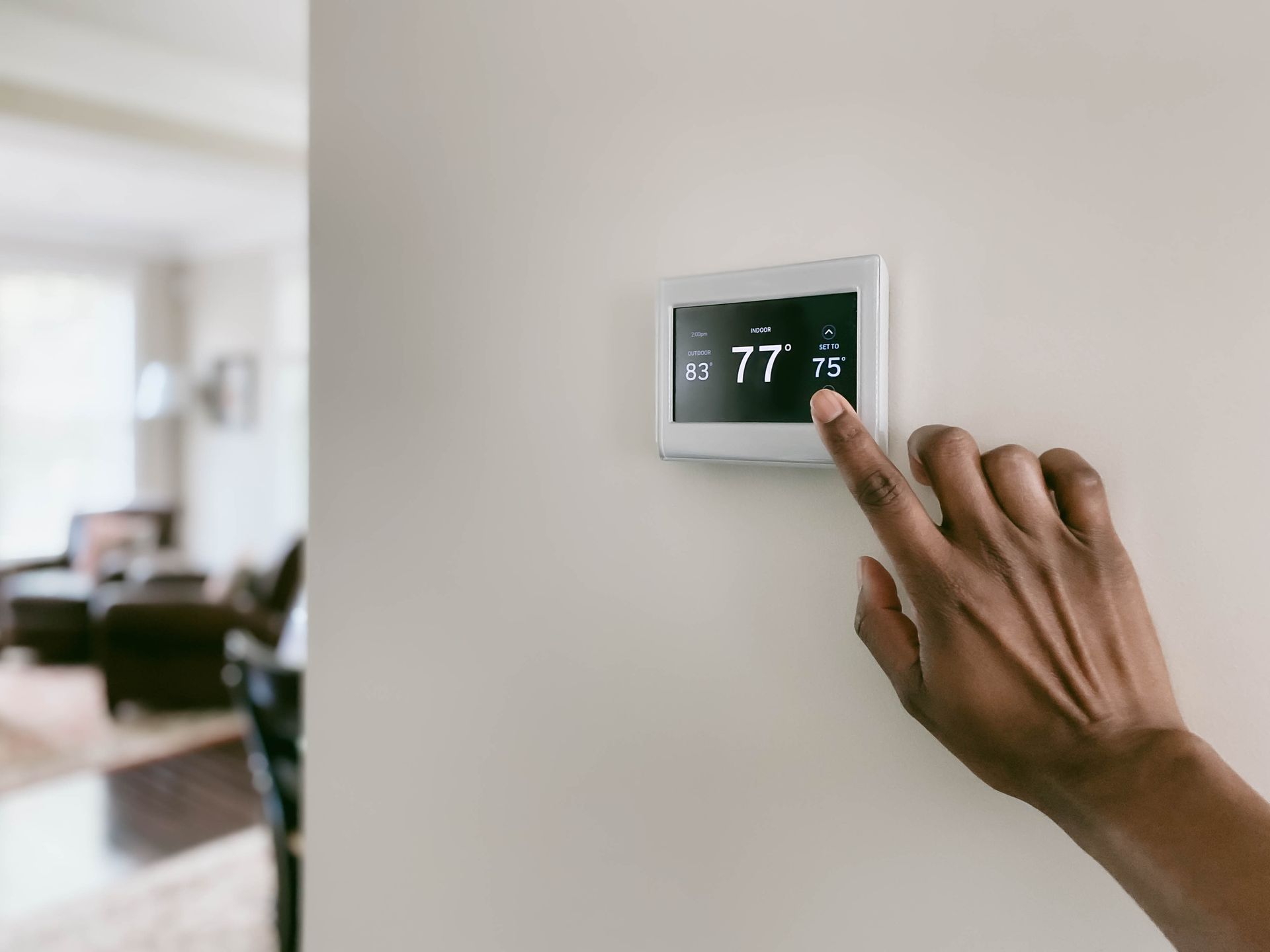 Thermostat At Home - Vinton, IA - Edwards Plumbing Heating & Air Conditioning