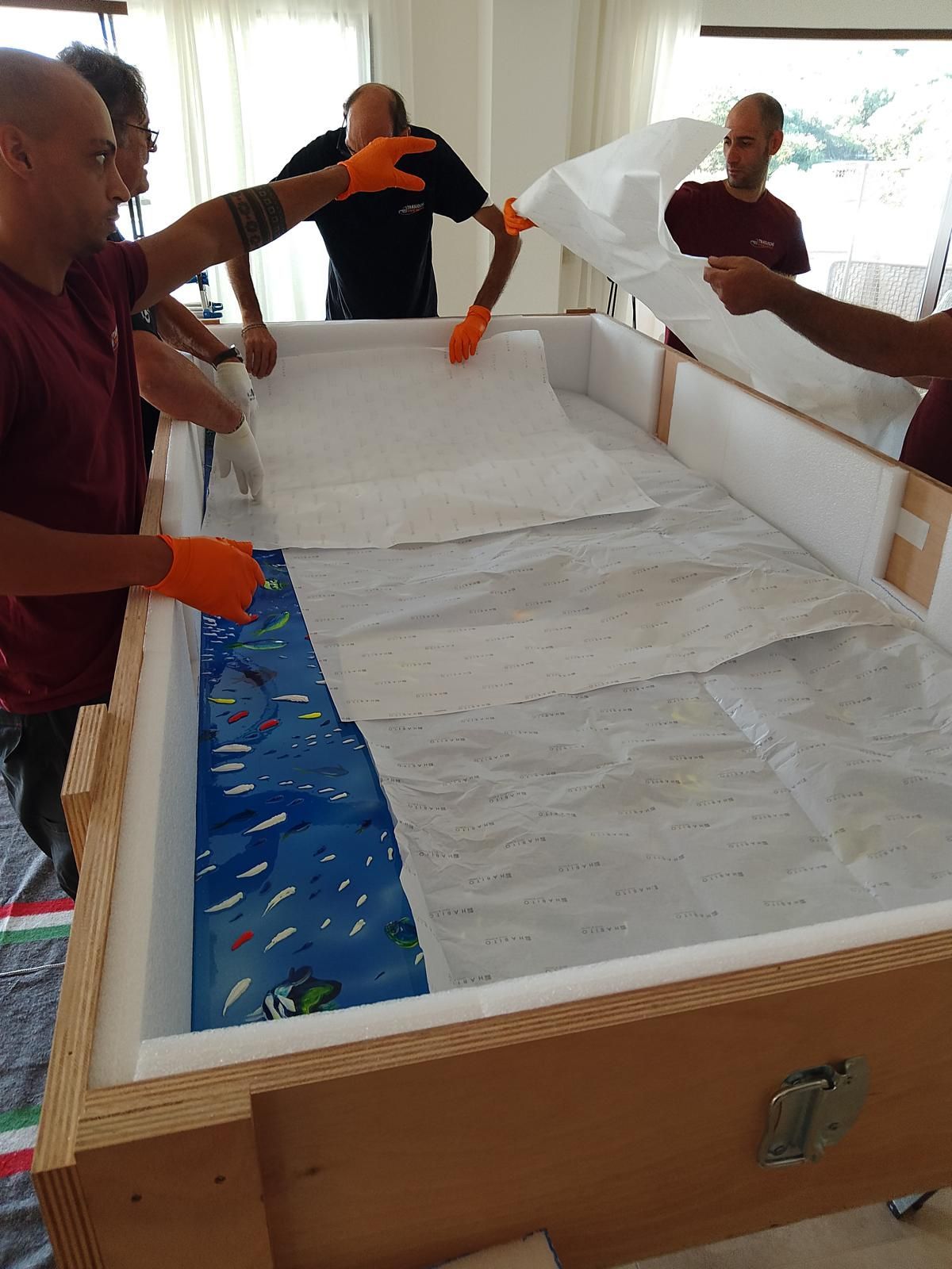 trasloco opere d'arte in sardegna