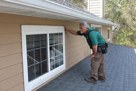Outside Window Inspection  — Home Inspection in Lutz, FL
