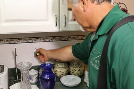 Kitchen Socket Testing — Home Inspection in Lutz, FL