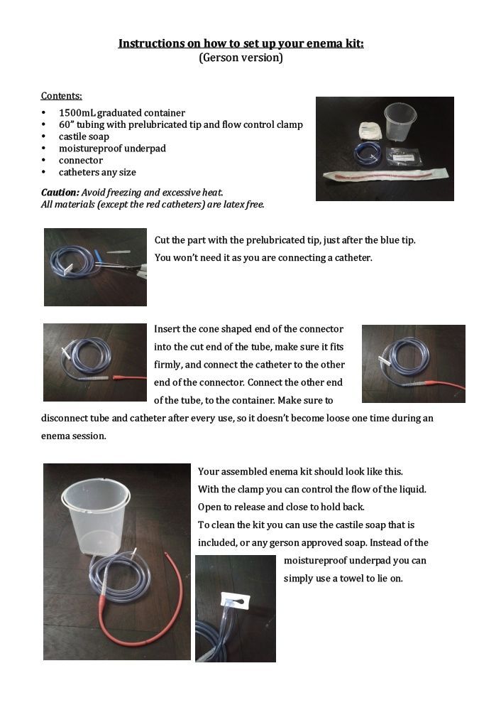 Enema Kit #1