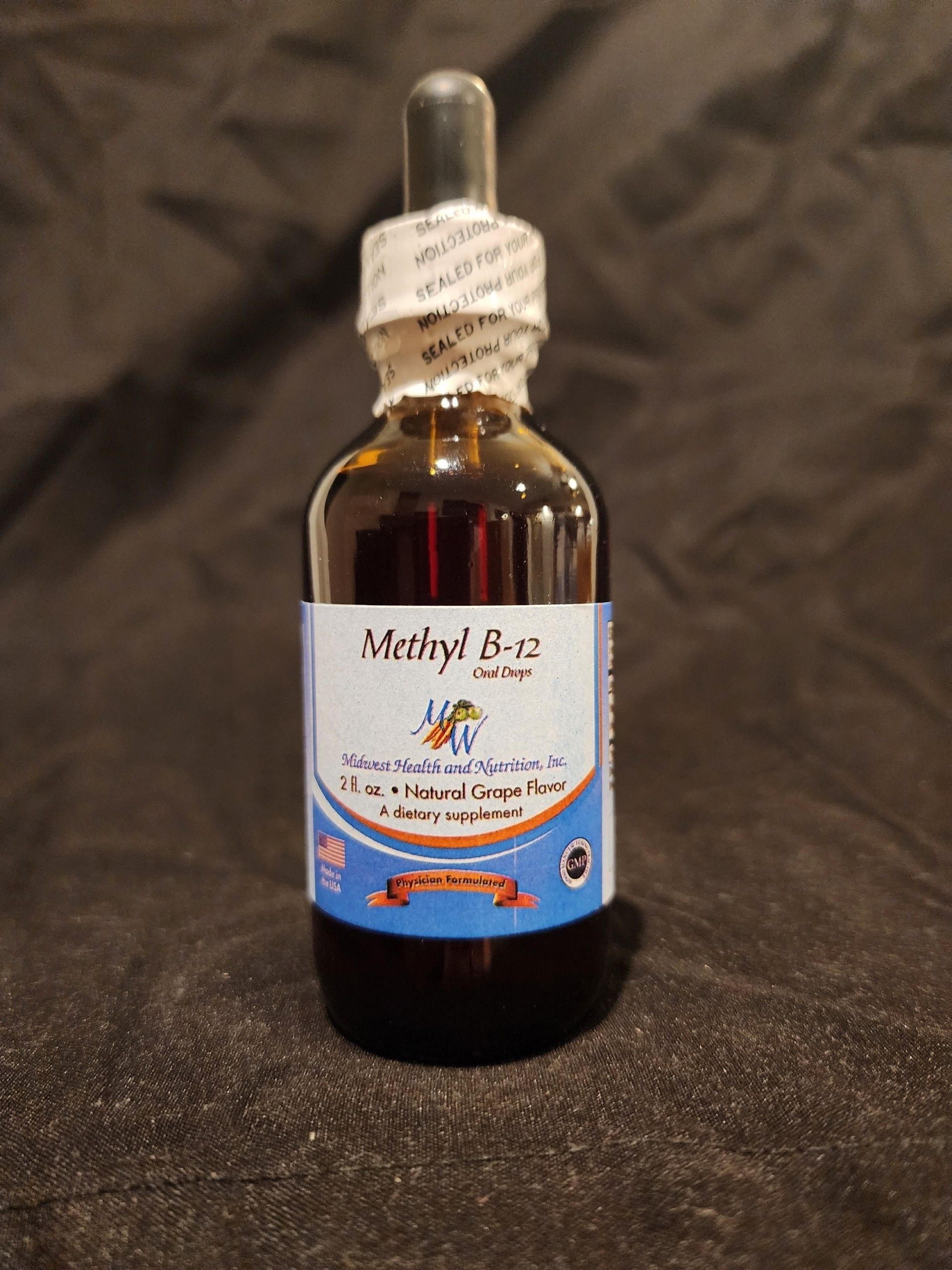 B 12, Methyl Drops, Grape