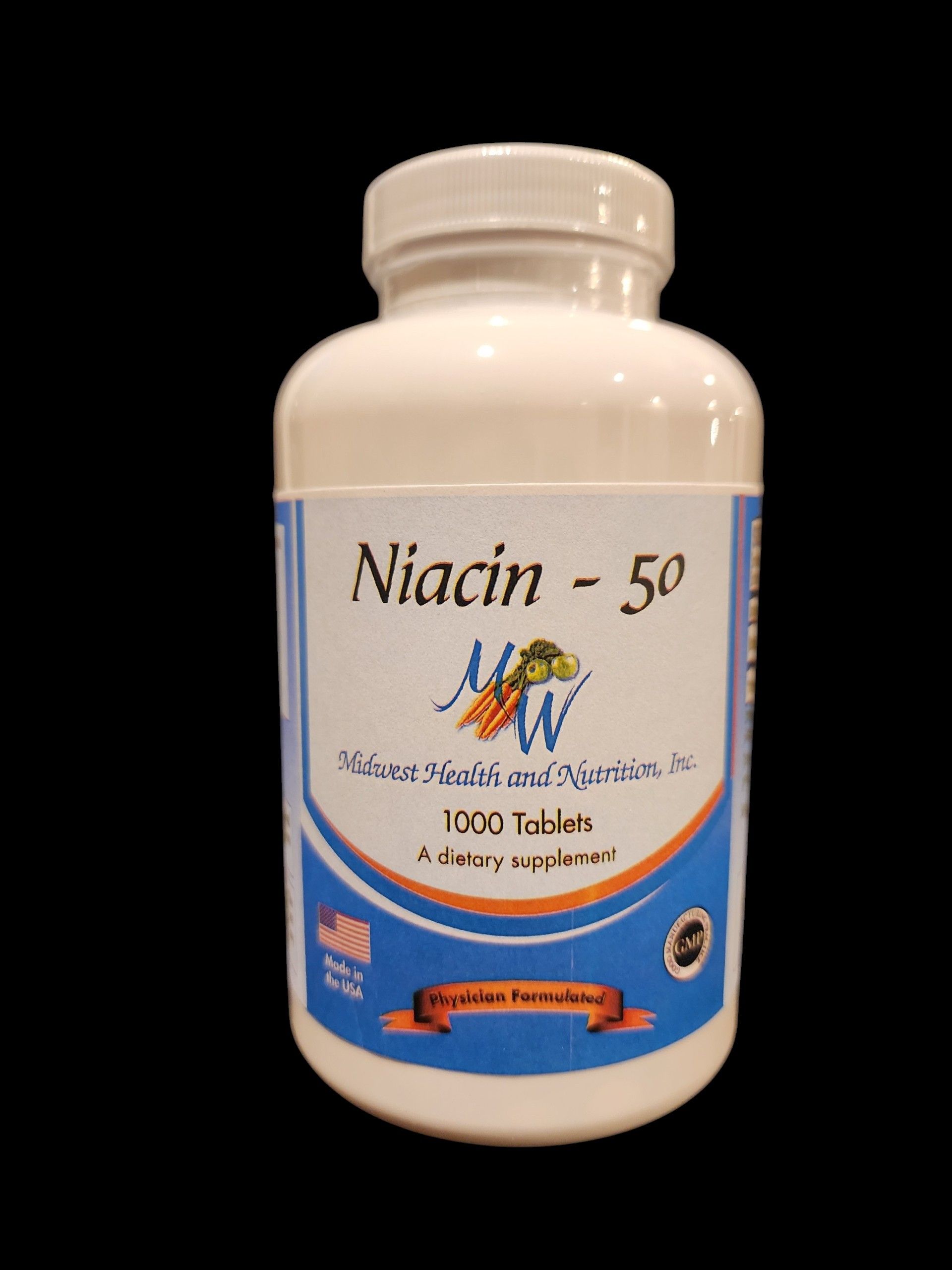 Niacin-50 Tablets 1000 count