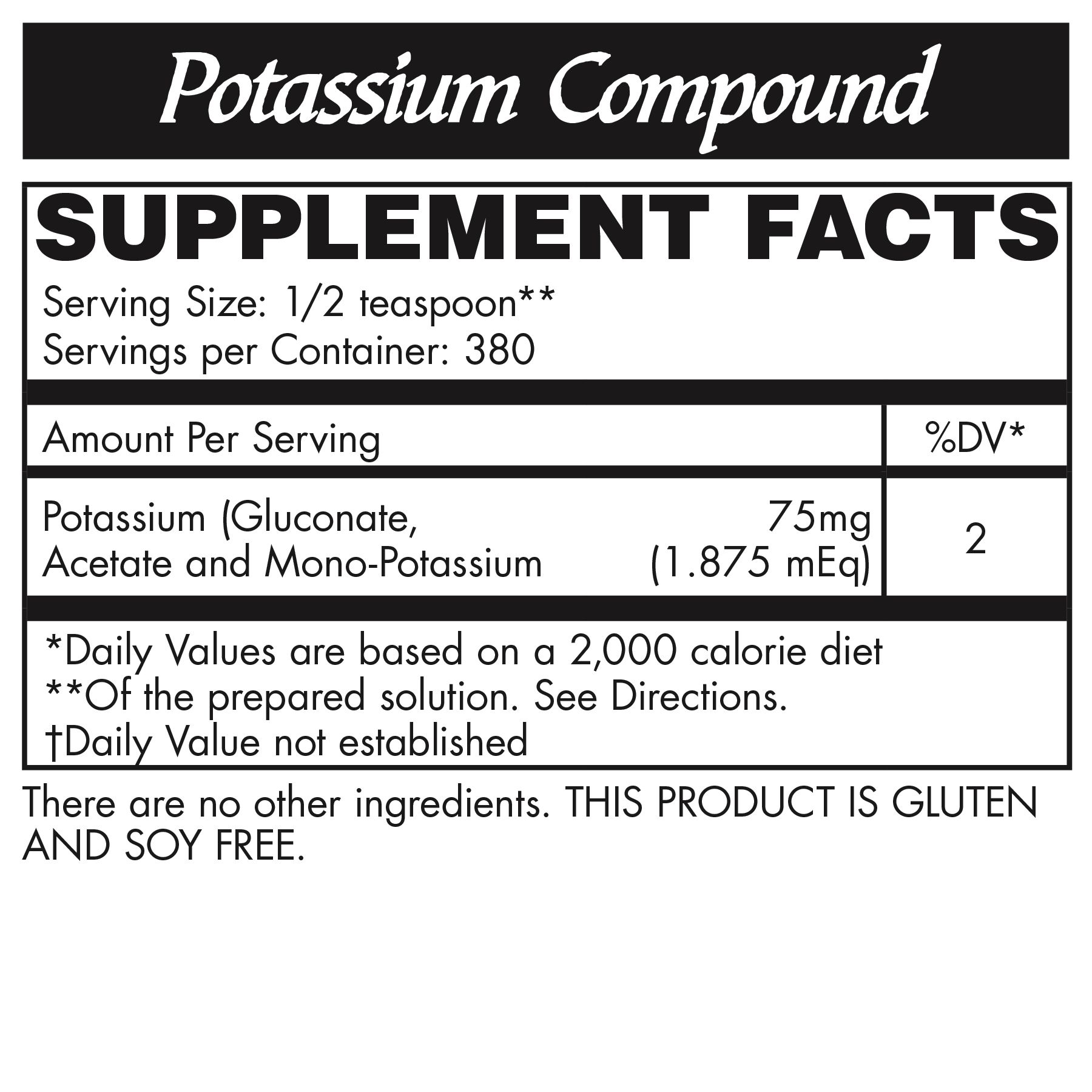 Potassium Compound 12 Pack Sale!