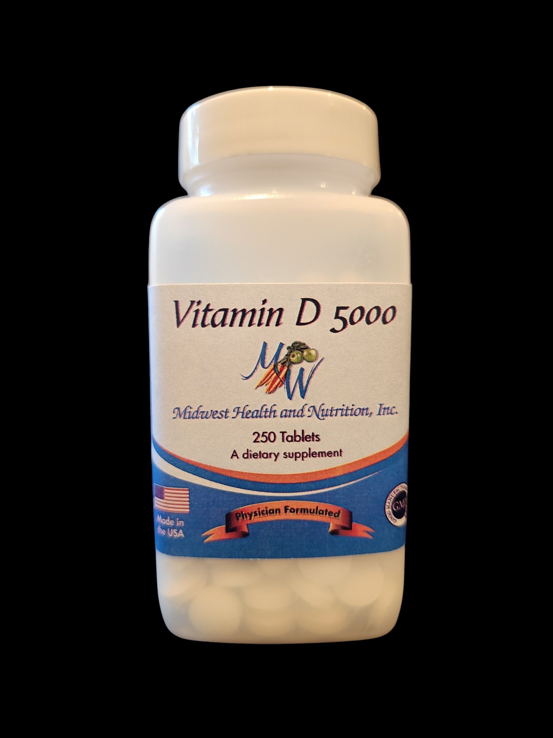 Vitamin D3 5000 IU Tablets 250 count