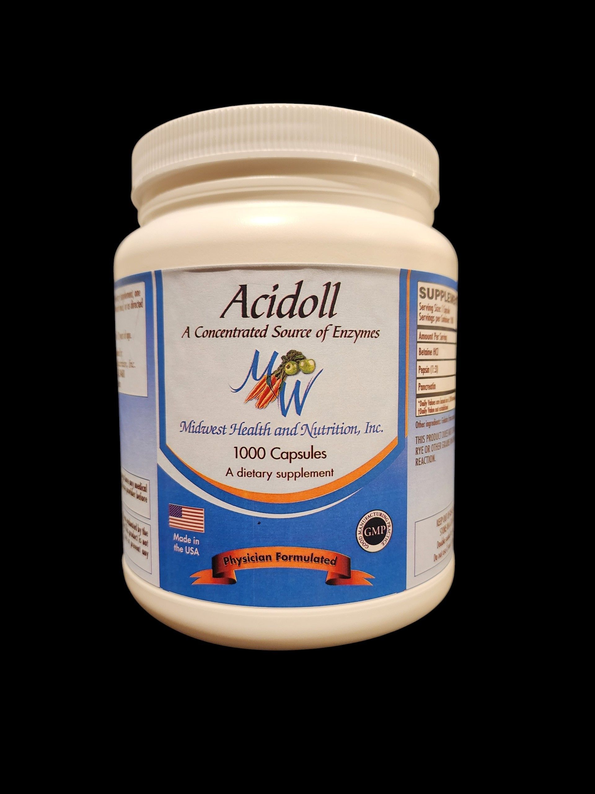 Acidoll Capsules 1000 count