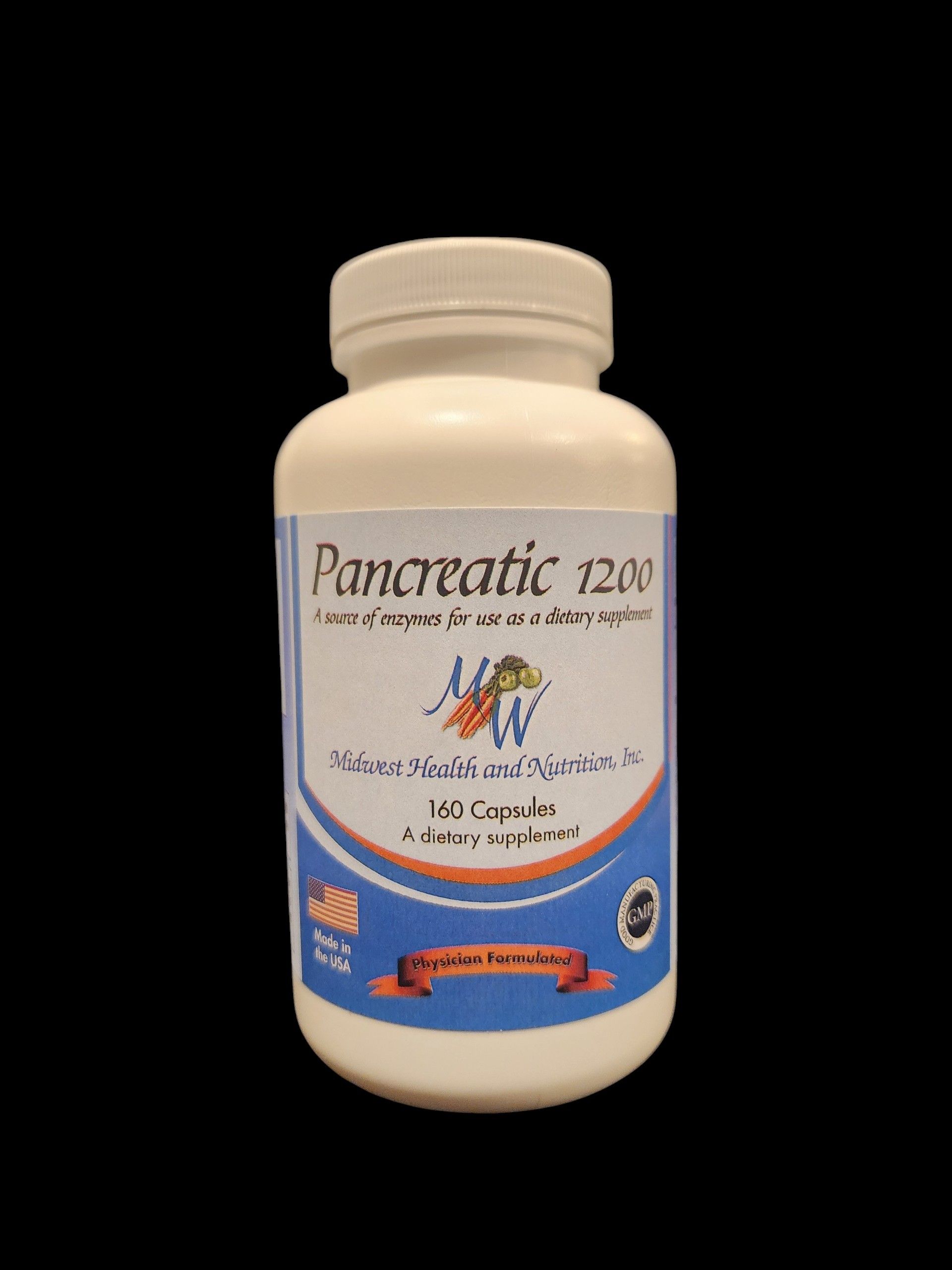 Pancreatic 1200 capsules 160 count