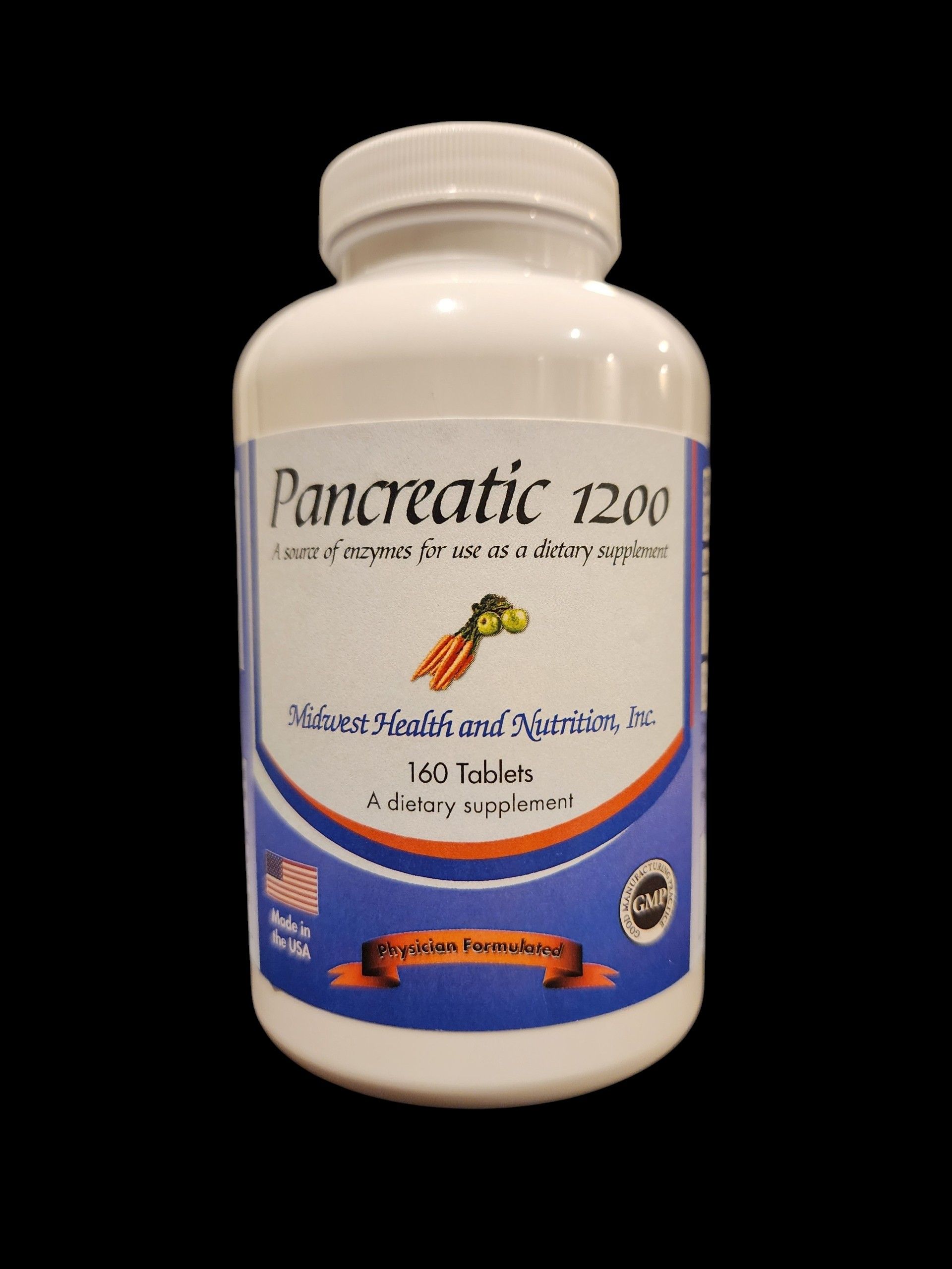 Pancreatic 1200 tablets 160 count