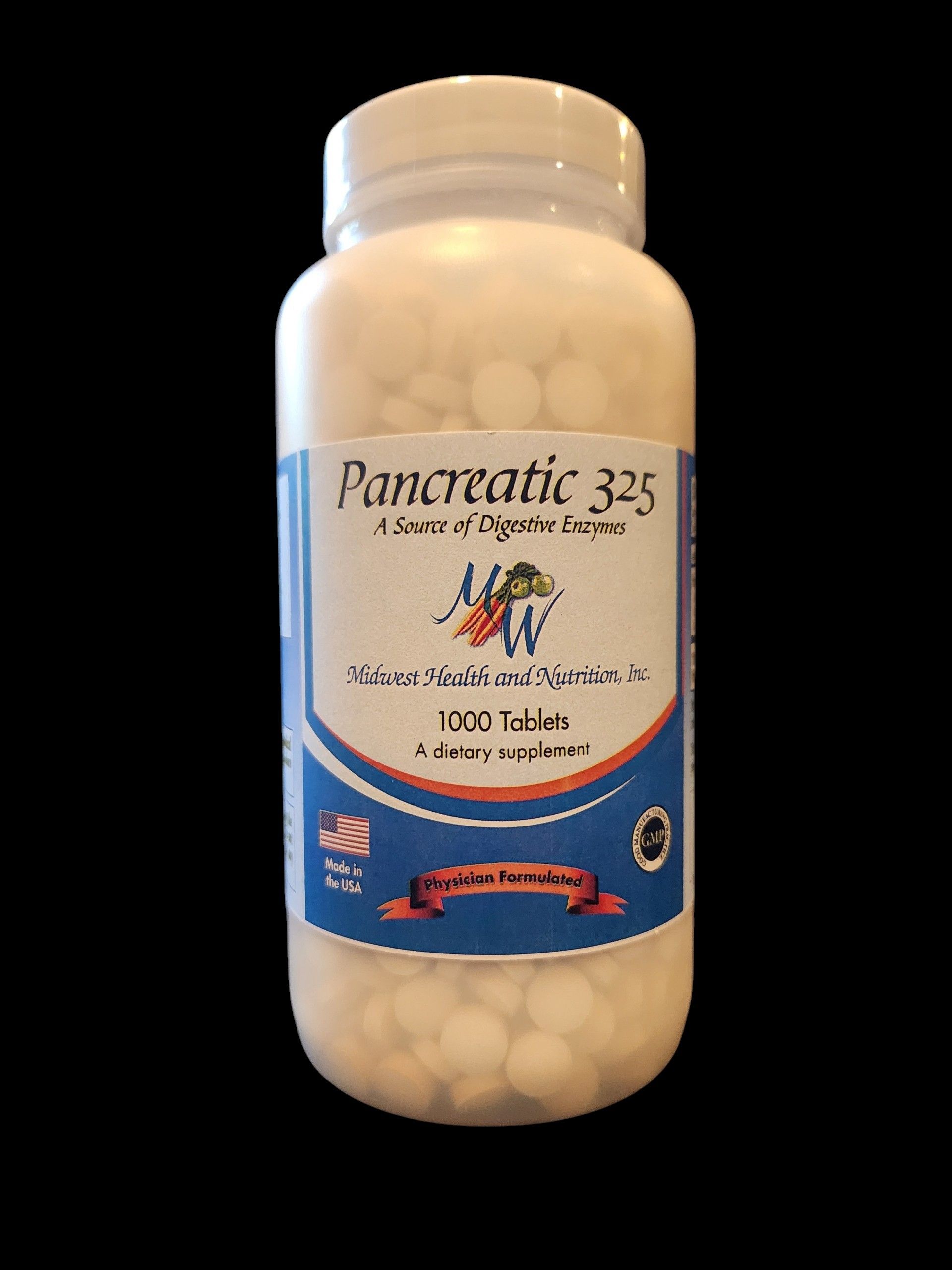 Pancreatic 325 tablets 1000 count