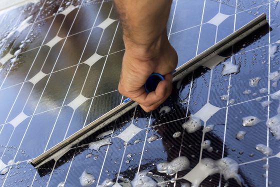 lavaggio pannelli fotovoltaici