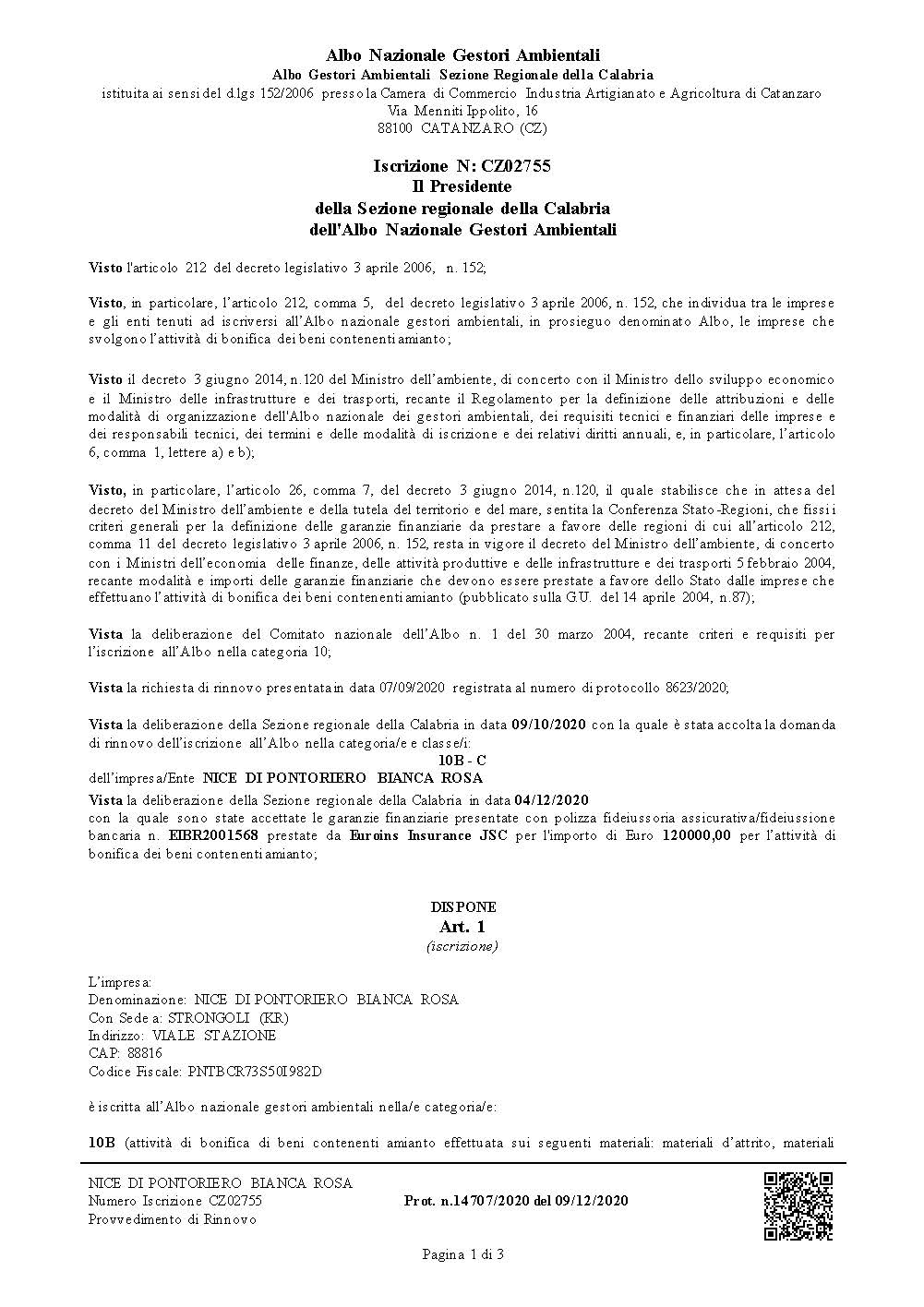 certificazioni ambientali