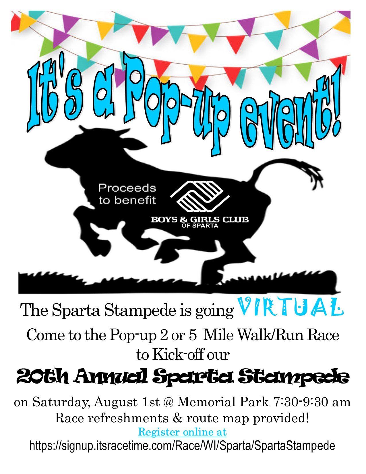 Sparta Stampede Popup Event