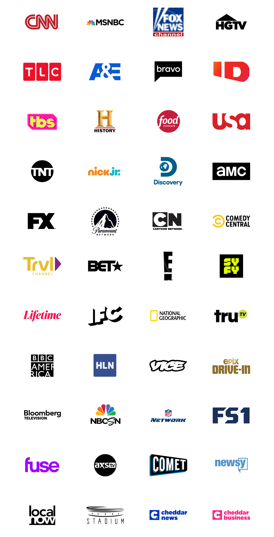 image representing sling blue streaming channel list