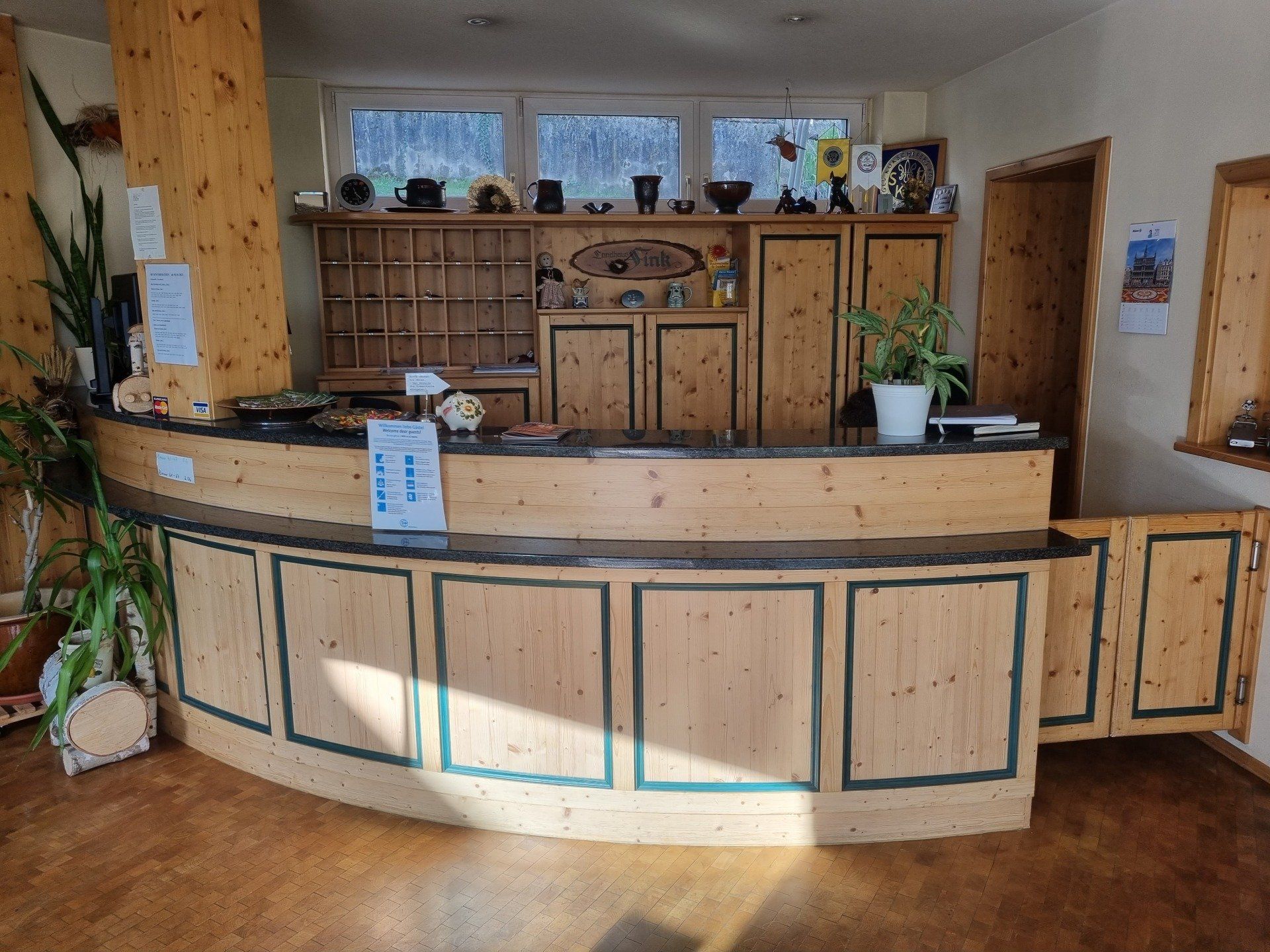 Rezeption Landhaus Fink