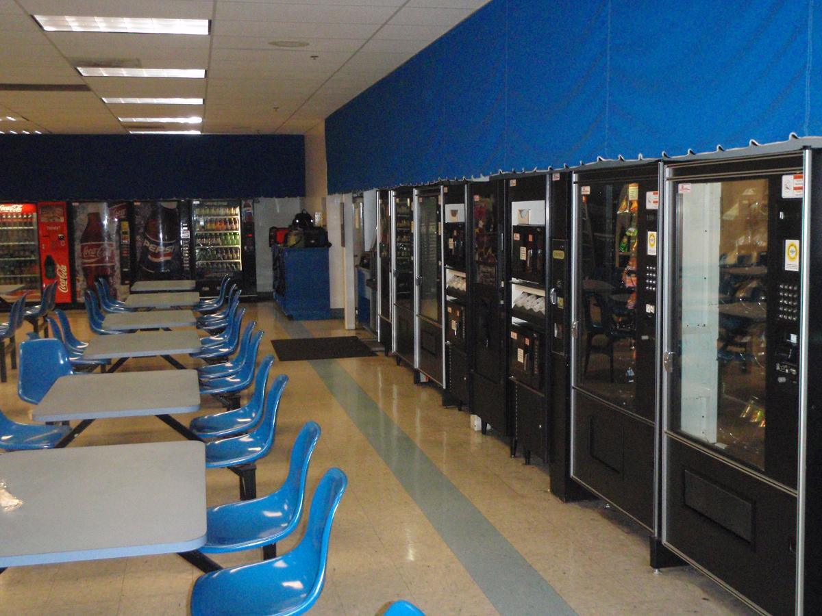 Vending Machines in Break Room, Statesville NC