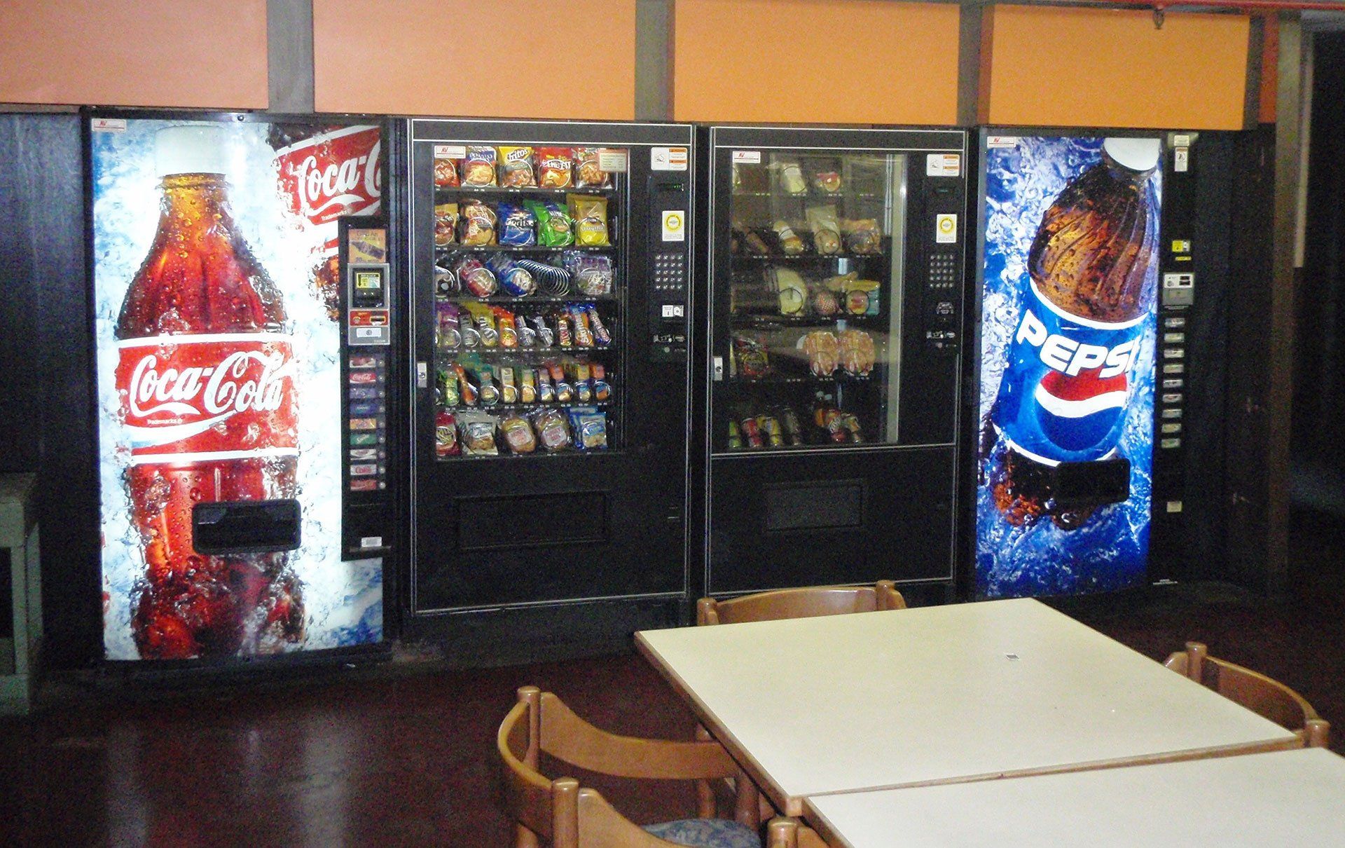 Pop & Soda Beverage Vending Machines, Salisbury NC
