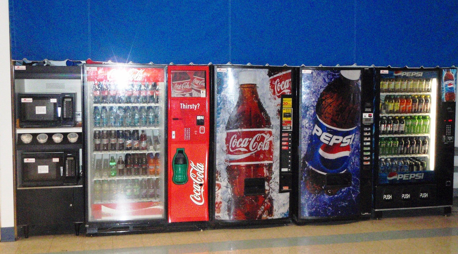 Beverage Vending Machines, Burlington NC
