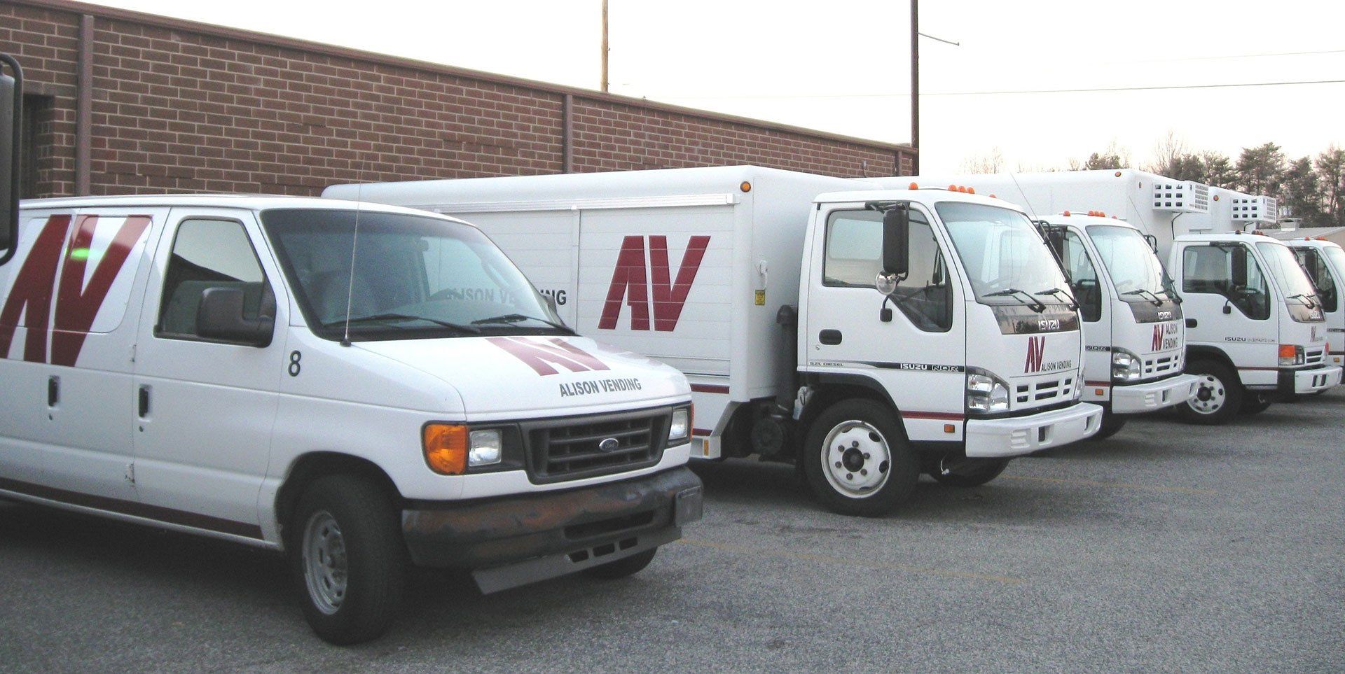 Vending Machine Service Truck Fleet, Winston-Salem NC