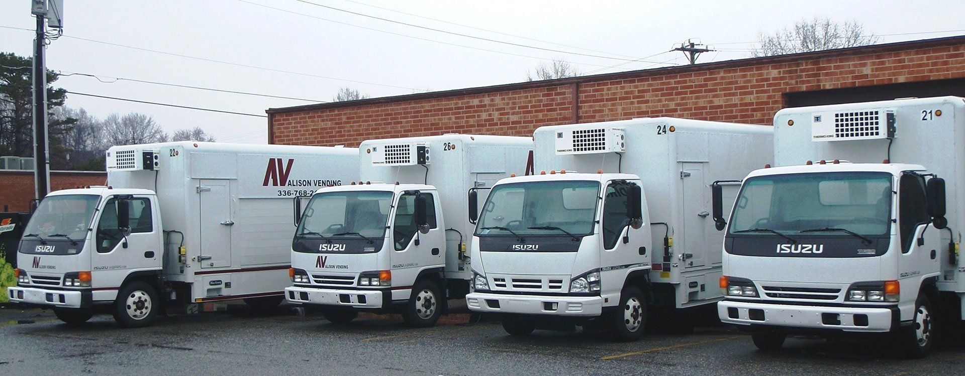 Trucks for Vending Machine Transportation, Salisbury NC