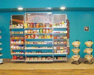 Break Room Snack Vending Display, Burlington NC