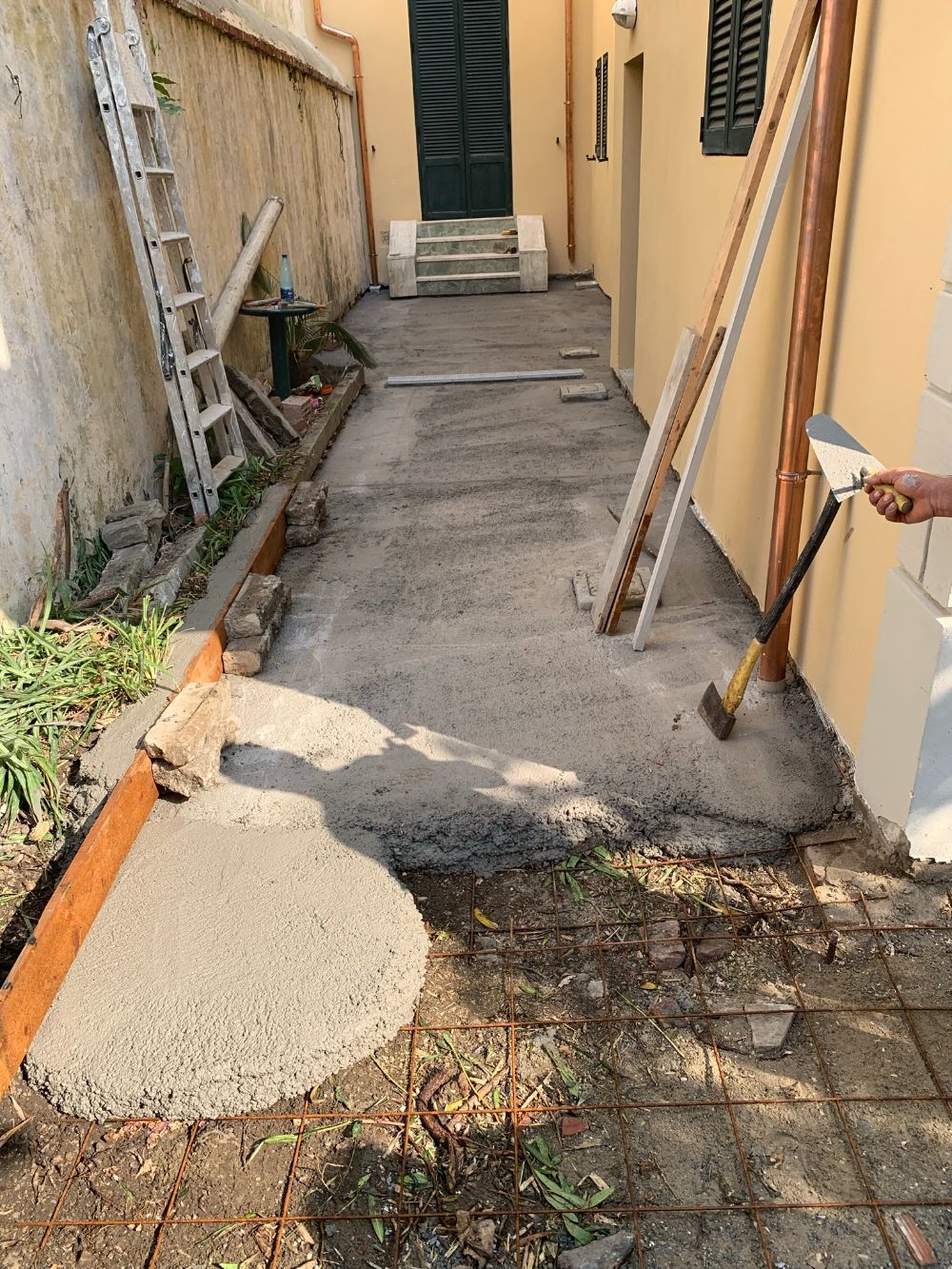 intervento di rifacimento massetto
