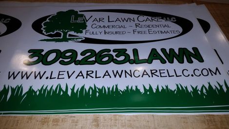 Lawn Care Signage — Morton, IL — Elite Signs & Graphics