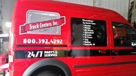 Truck Centers, Inc. Truck — Morton, IL — Elite Signs & Graphics