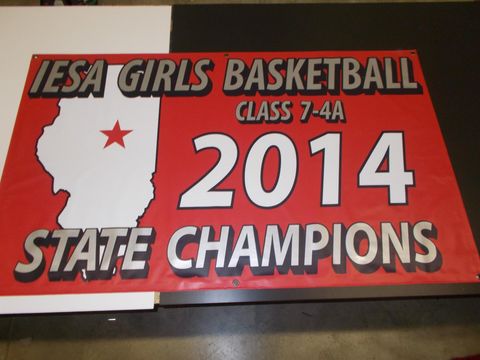 IESA Girls Basketball Signage — Morton, IL — Elite Signs & Graphics