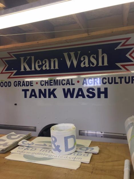 Tank Wash Signage — Morton, IL — Elite Signs & Graphics