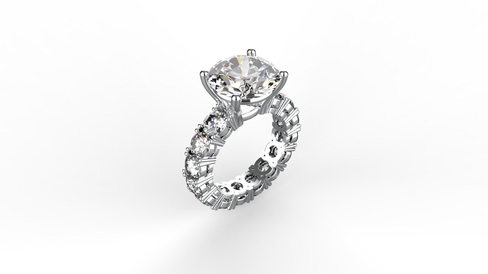 Rose gold engagement ring with pear shape