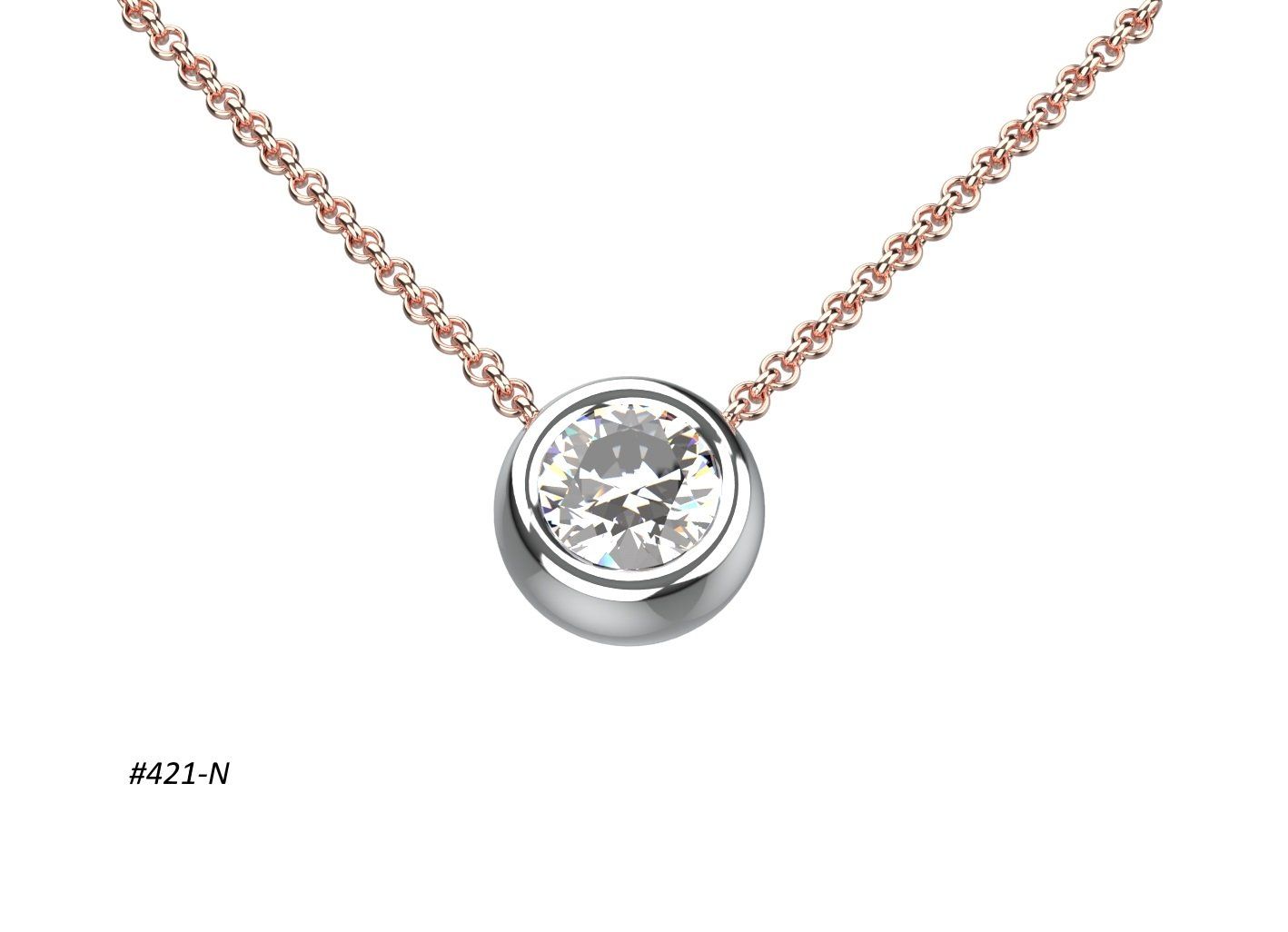 Diamond pendant 18 carat