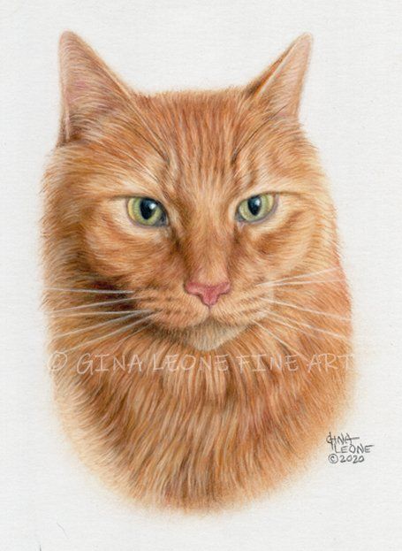 cat art by Gina Leone Fine Art