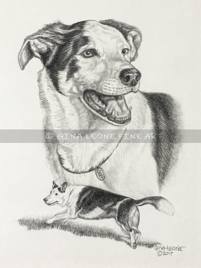 dog art by Gina Leone Fine Art