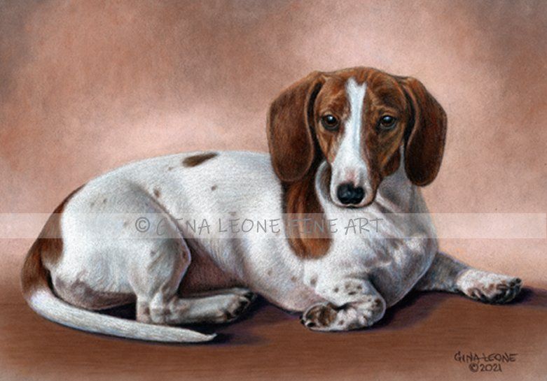 dog art by Gina Leone Fine Art