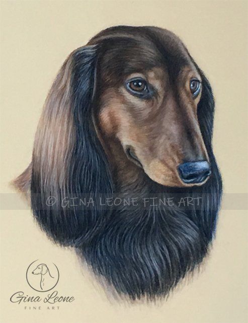 dog art by Gina Leone Fine Art