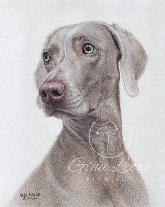 dog art by Gina Leone Fine Art