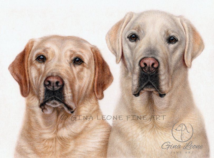 dog art by Gina Leone Fine Art