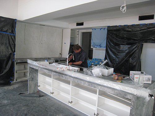 Plumbing Installation in progress