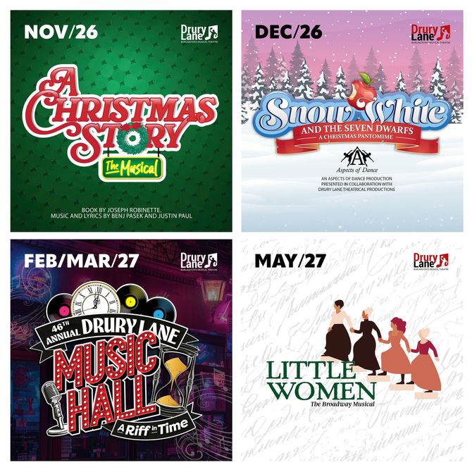 Drury Lane's 2026/27 Season Tickets include A Christmas Story, Music Hall and Little Women