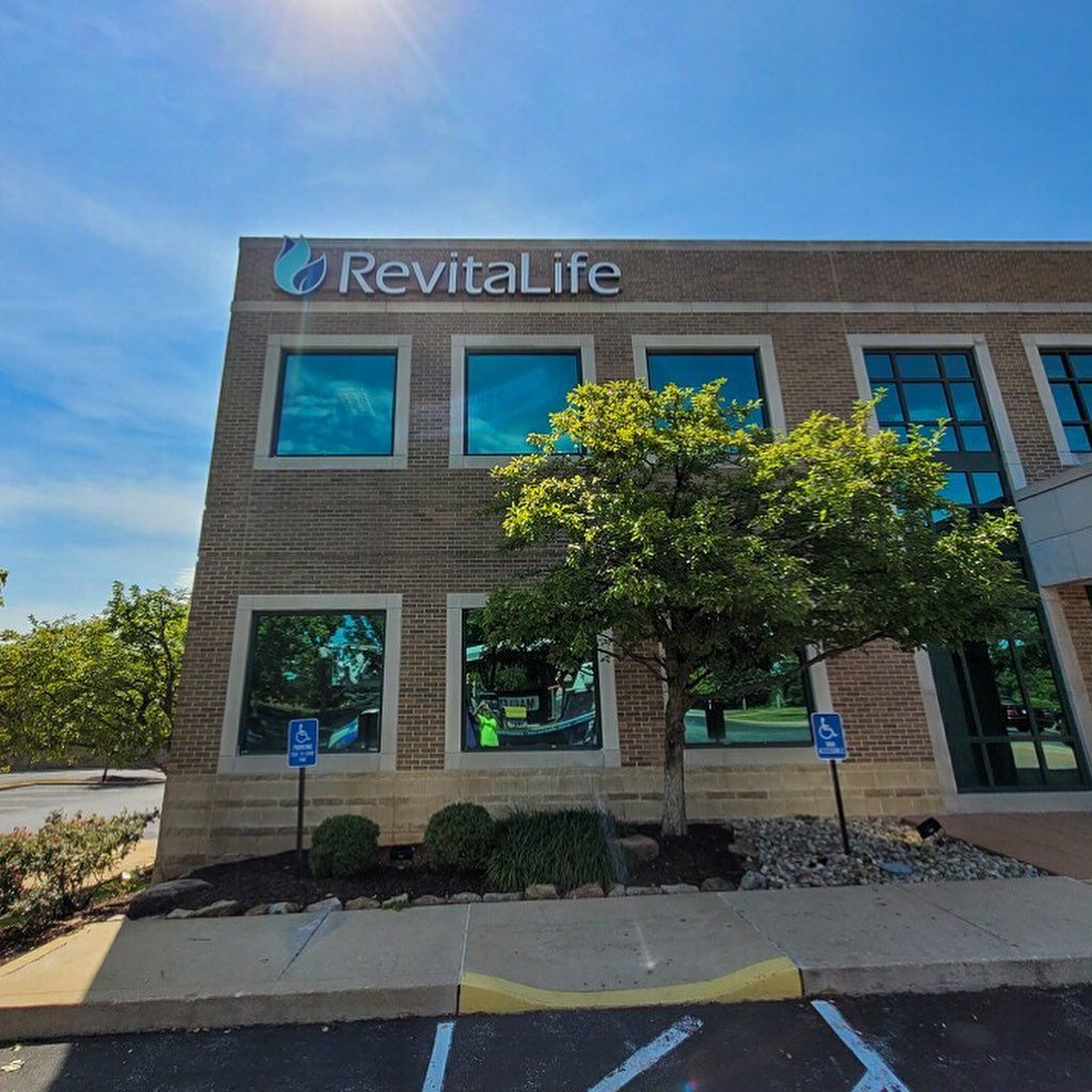 Sign outside large building — St. Louis, MO — The Designery Sign Shop