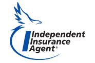 The independent insurance agent logo has a bird on it.