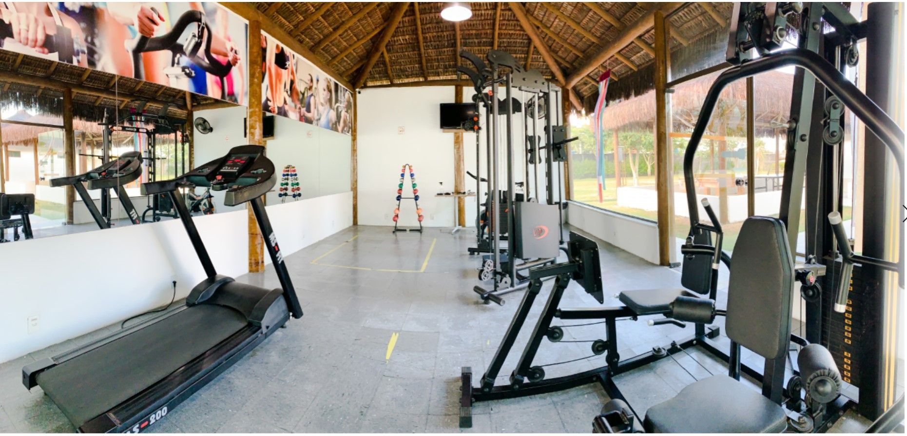 Salão de jogos e Academia