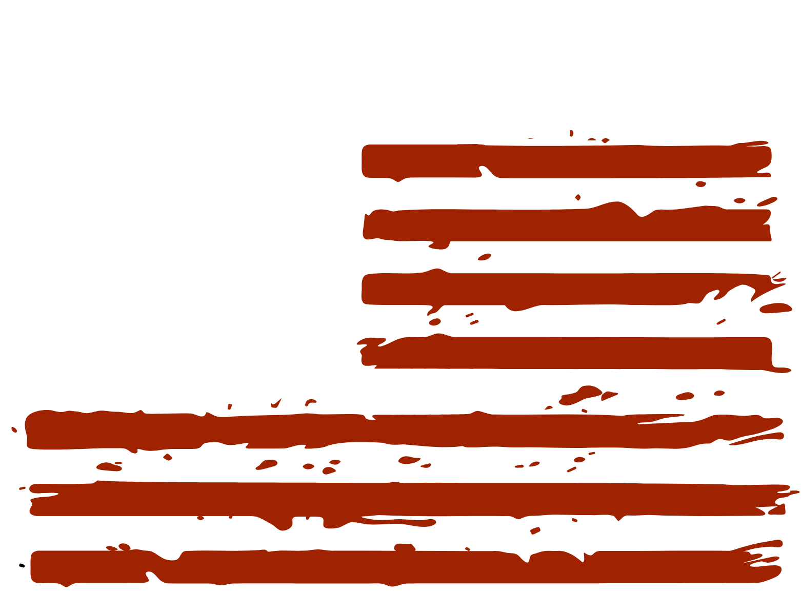 A red and white striped American flag to indicate that the onwer is a veteran.