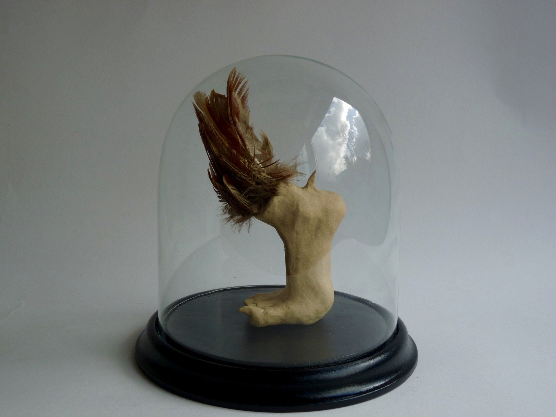 Ceramic, Feathers, Cloche
