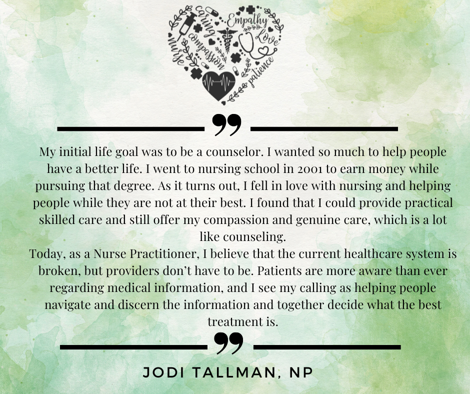 Jodi Tallman Quote