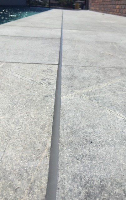 Newly Applied Sealant on Concrete — South East, QLD — Seamless Silicone