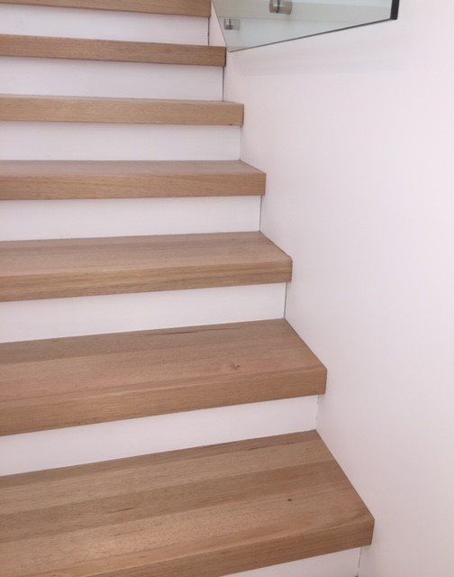 Side Of Wood Stairs — South East, QLD — Seamless Silicone