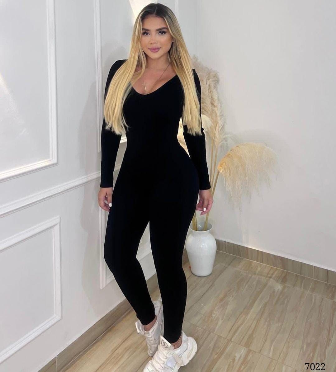 Enterizo manga larga americano